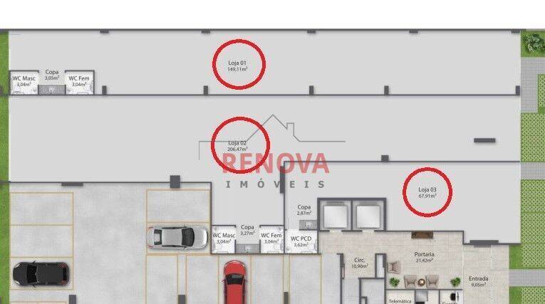 Loja-Salão, 7800 m² - Foto 2