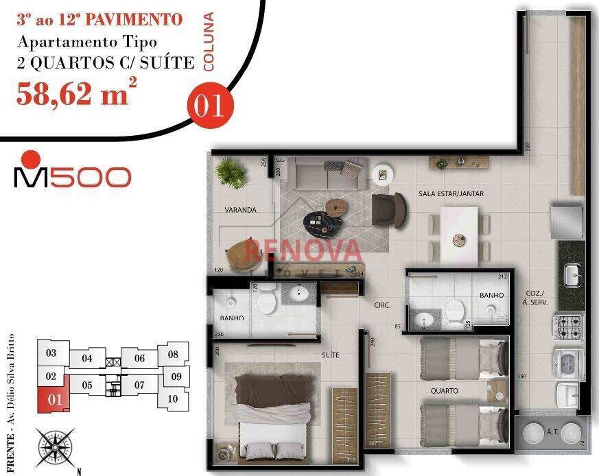 Apartamento, 1 quarto, 5000 m² - Foto 12