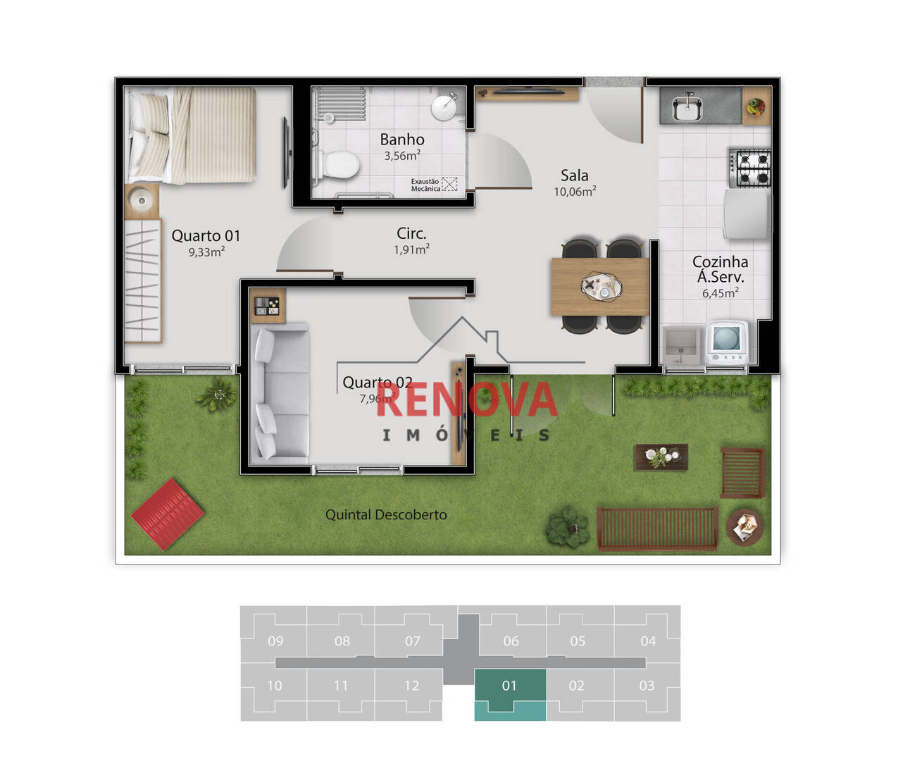 Apartamento, 2 quartos, 4200 m² - Foto 12